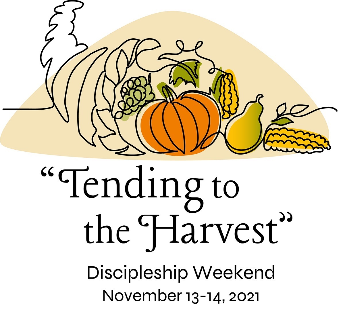 Tending To The Harvest Logo Alt W Scripture
