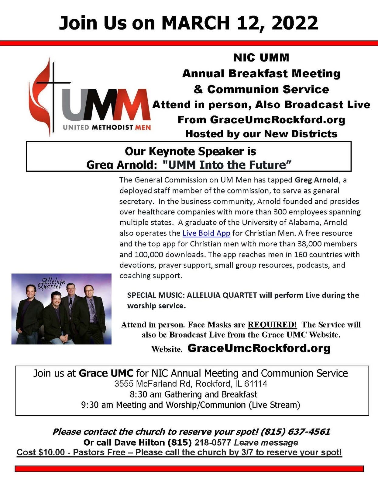 2022 Um Men Spring Breakfast Flyer V1