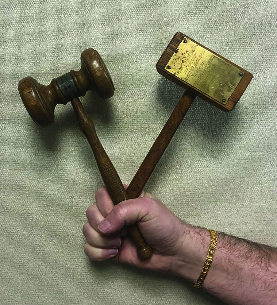 Gavels From Original Log Cabin Wood