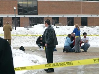 Ap Northern Illinois University Shooting Police Tape