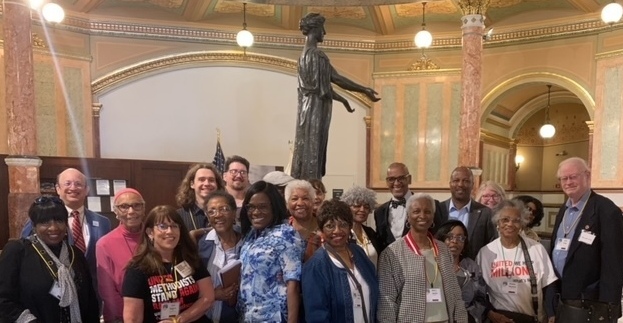 Group With Rev Coy Pugh And Forest Park Mayor