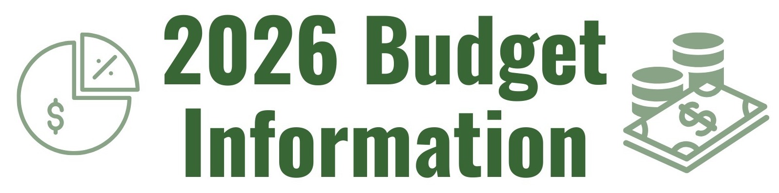 2026 Budget Information Banner