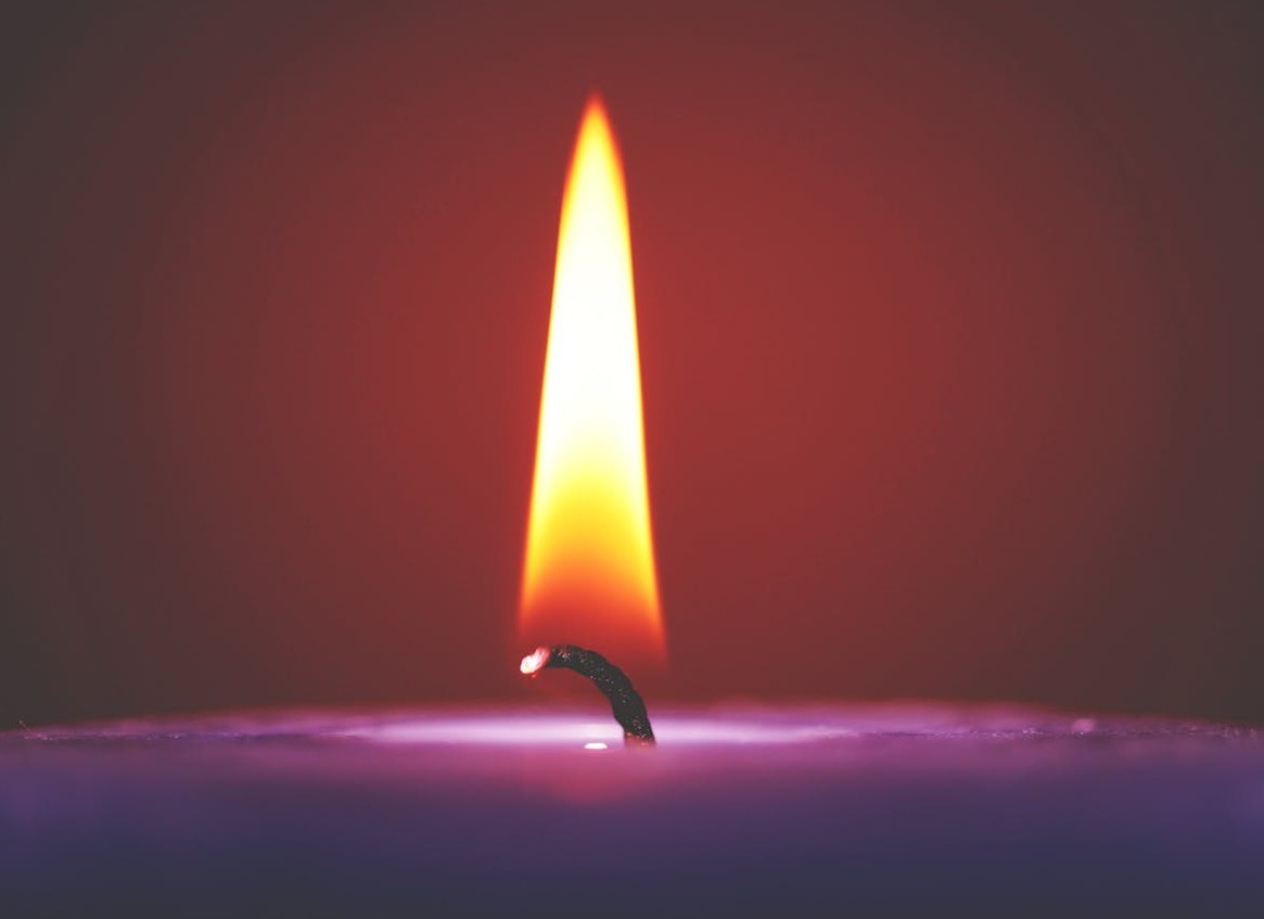 Purplecandleflame
