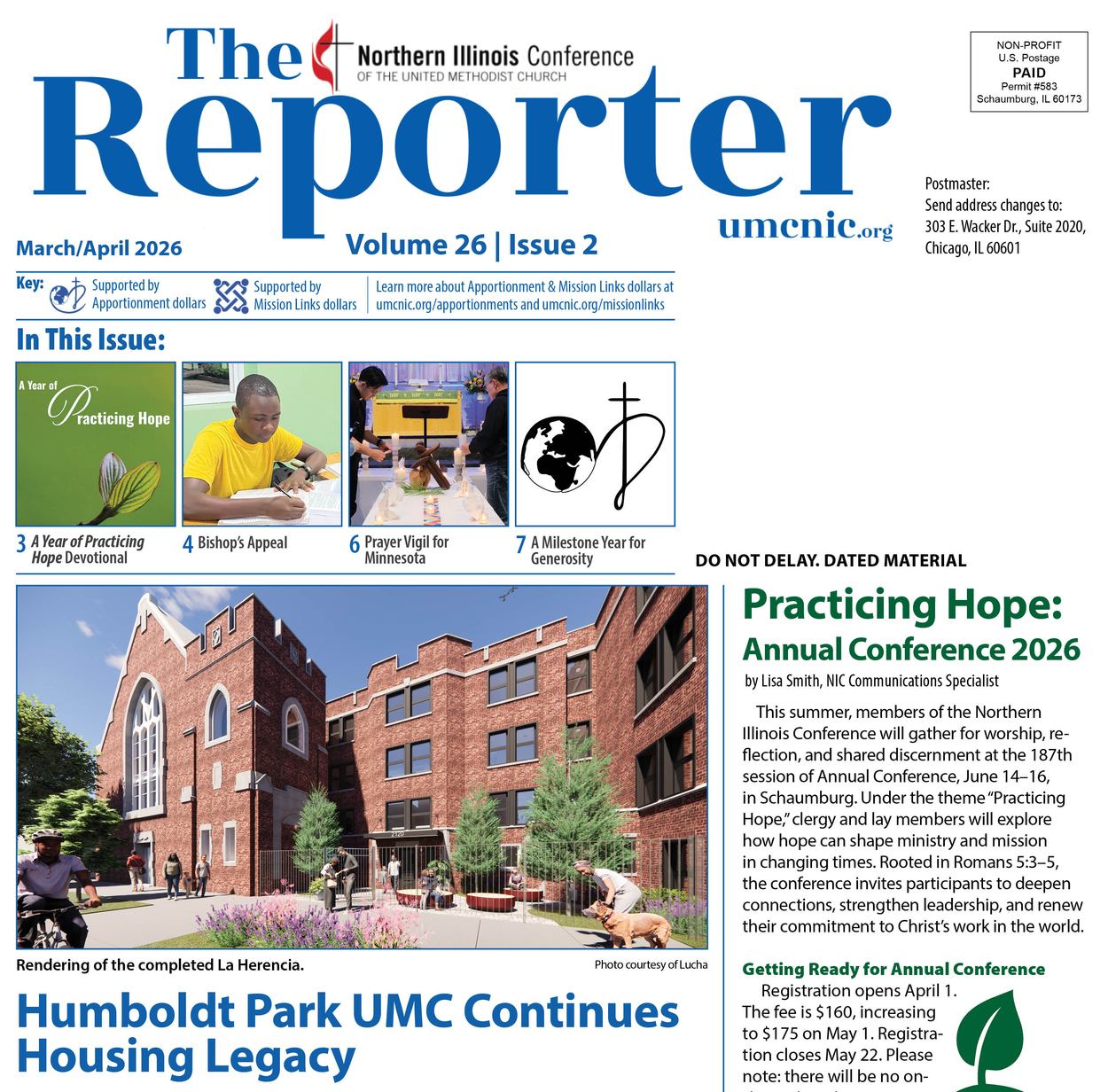 January February Reporter 2026 Cover