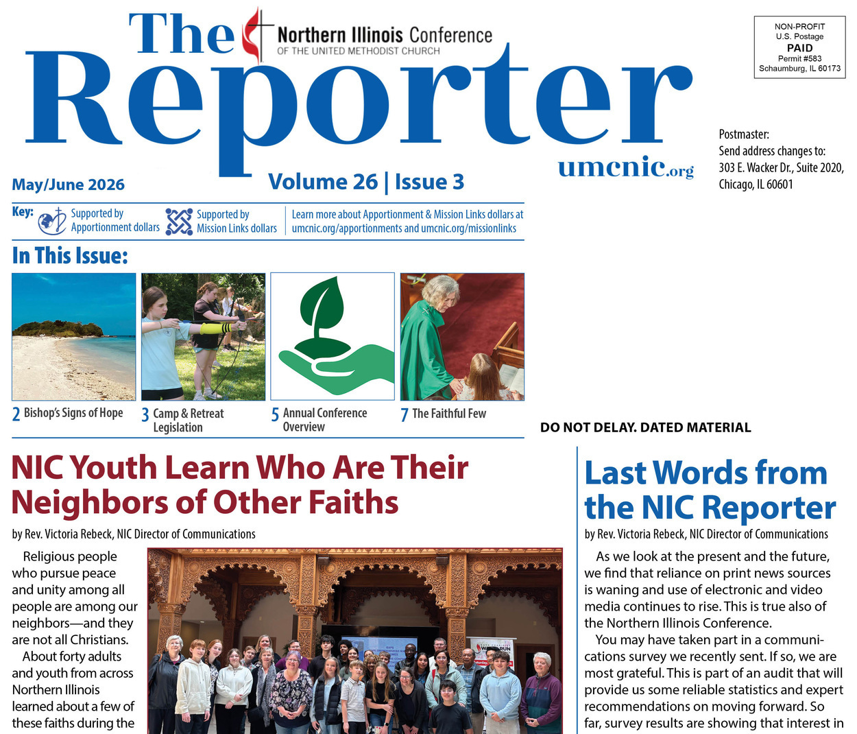 January February Reporter 2026 Cover