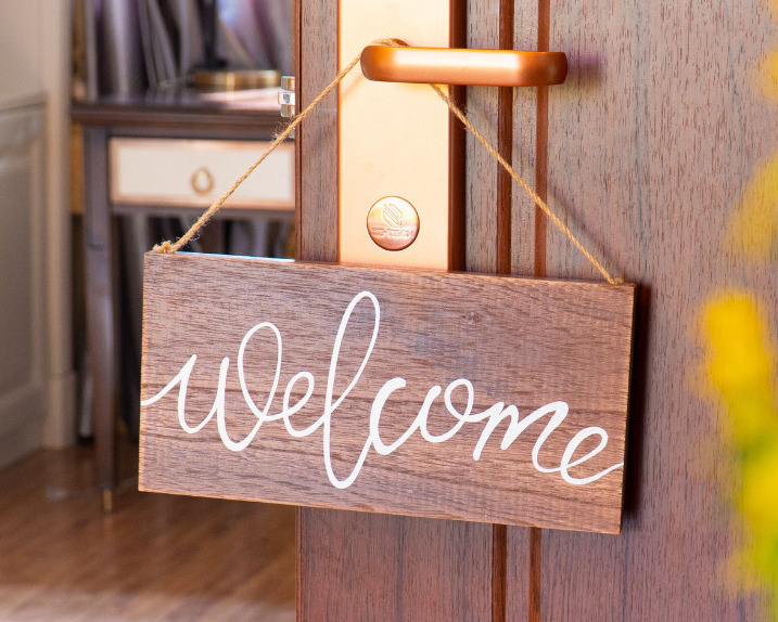 Office Welcome Sign