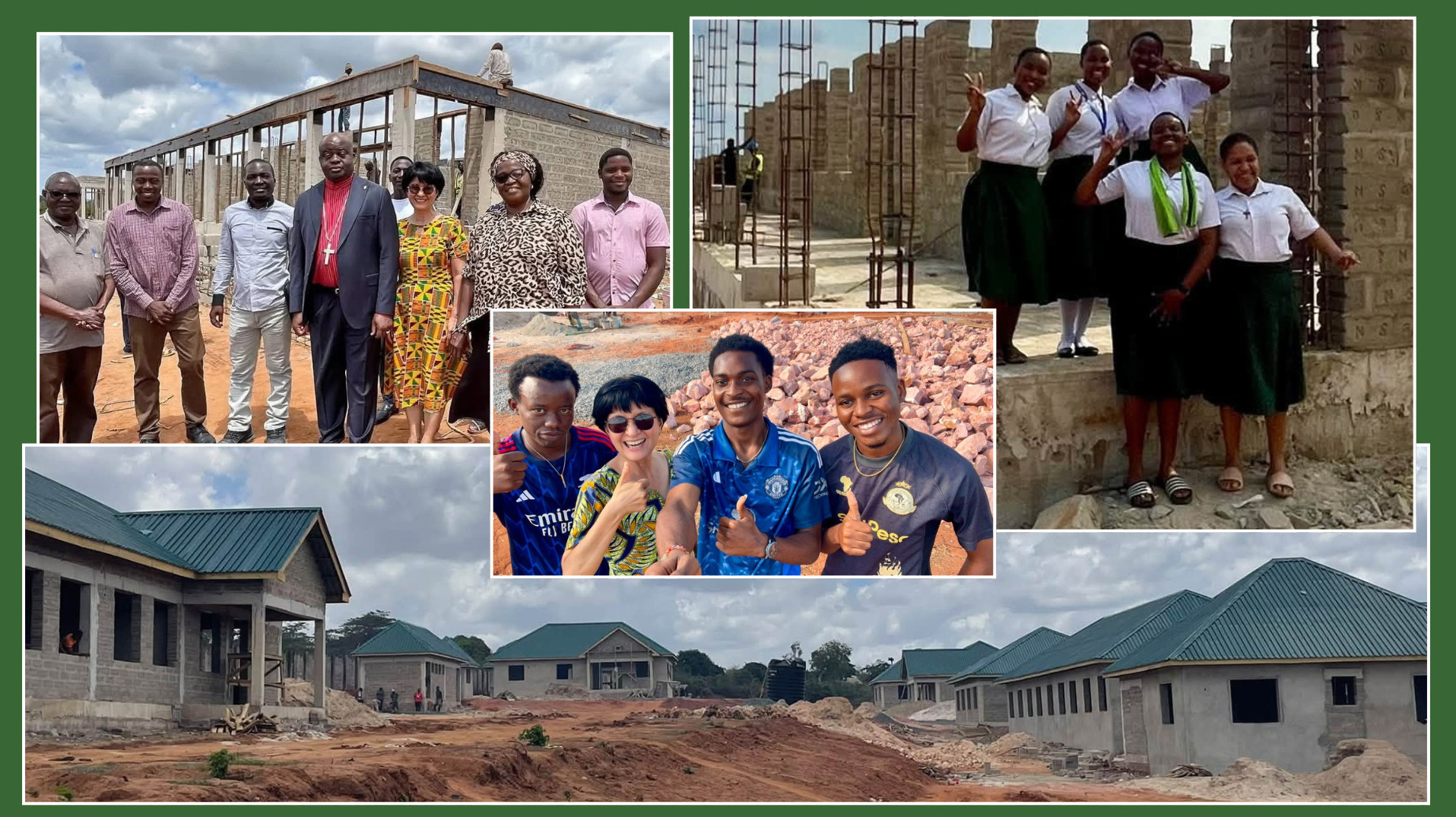 Tanzania Construction Collage