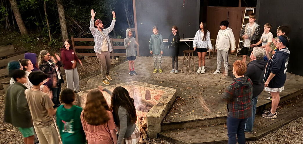 26 Nic Youth Fall Retreat Firepit